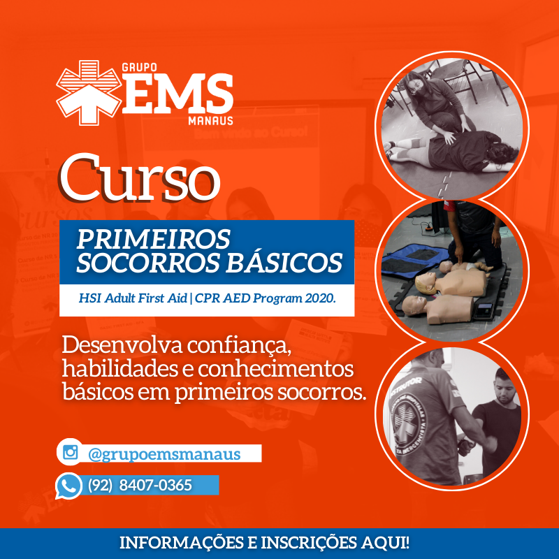 Primeiros Socorros Básico Hsi Adult First Aid 2020 Grupo Ems Manaus